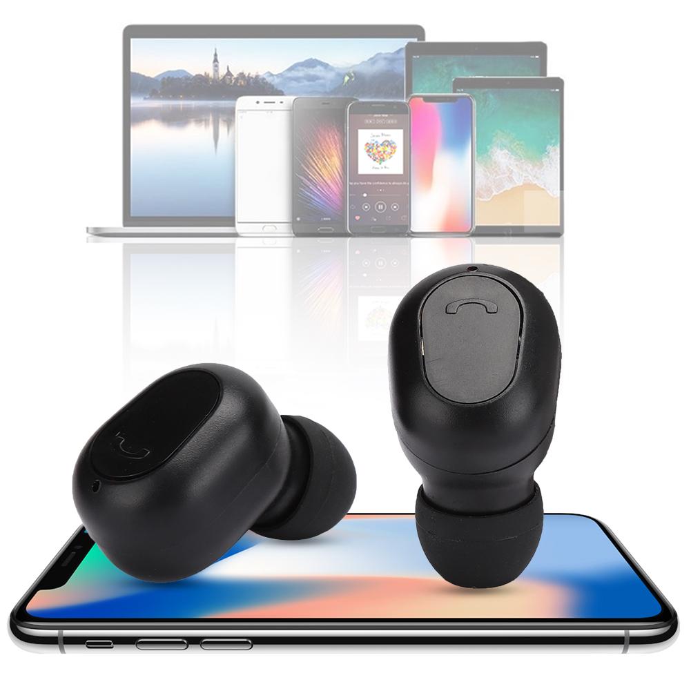 M8 Intelligent Voice Reminder Cordless Bluetooth Sports Headset with 1200 MAh Charging Box