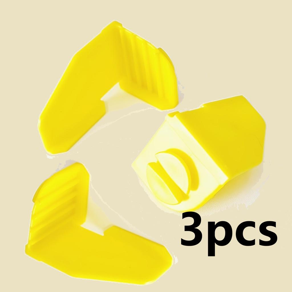 3pcs Multi-Functional Construction Anchor Corner Brackets, Thickened Plastic Bricklaying String Tensioner for Wall Leveling, Corner Tool
