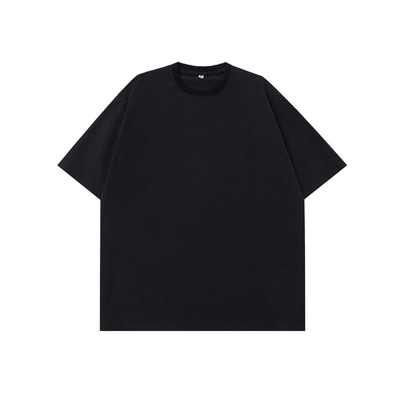 Men's Summer Round Neck Short Sleeve T-Shirt Fashion Trend Casual Loose Tops Soft Breathable Basic Tee for Daily Streetwear
