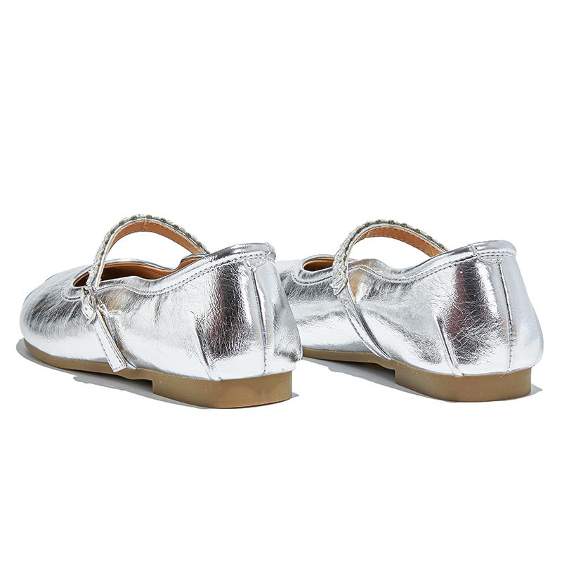 Fashion AIYUQI 2025 new shallow-mouth Mary Jane Women's shoes One-strap women flat shoes Large size ballet loafers female