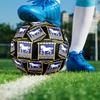 Town Football Club Crest Printed Size 5 Soccer Balls, High-Quality, Anti-Slip, Protective Football, A Unique Gift , Birthdays, Christmas Gifts
