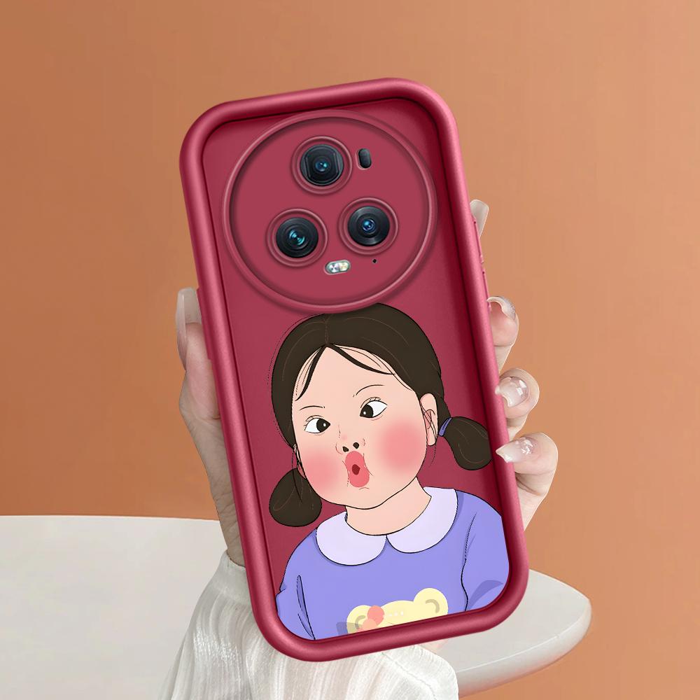 

Мягкий силиконовый квадратный чехол с рисунком лестницы для телефона, полное покрытие, противоударный защитный резиновый чехол для камеры для Huawei Honor Huawei P50 Pro темно-красного