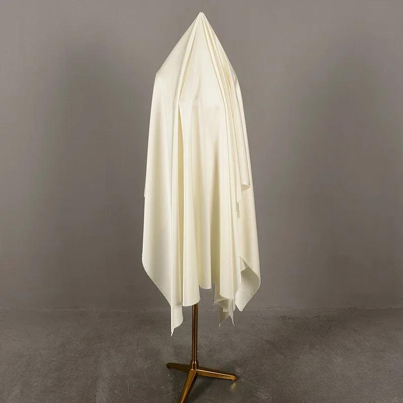 100x150cm Acetate Satin Fabric Double-sided Solid Color Glossy Smooth Skirt Strap Imitation Silk Cloth Apparel for Diy Sewing