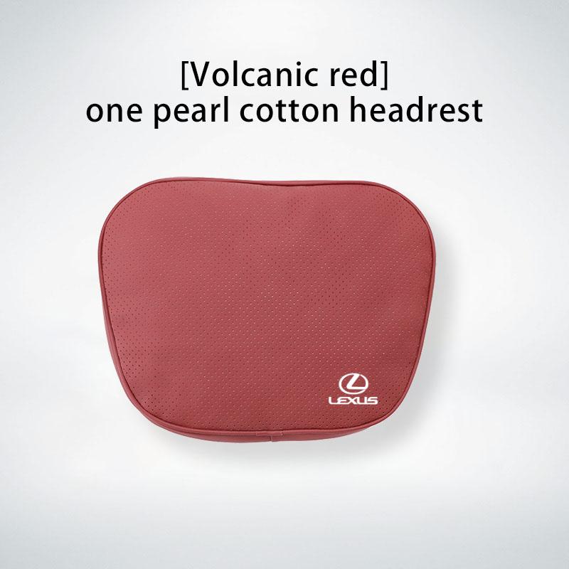 AIT1 Leather Car Seat Headrest Neck Pillow Lumbar Support For Lexus F SPORT LBX NX RX 350h 450h ES UX 300e GS IS LS LX CT LC RC GX460