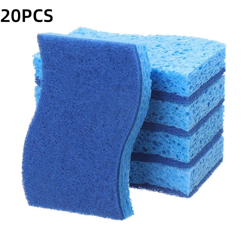 5-50pcs Dishwashing Sponge Kitchen Nano Emery Magic Clean Rub Pot Rust Focal Stains Sponge Removing Kit Cleaning Brush Sponges