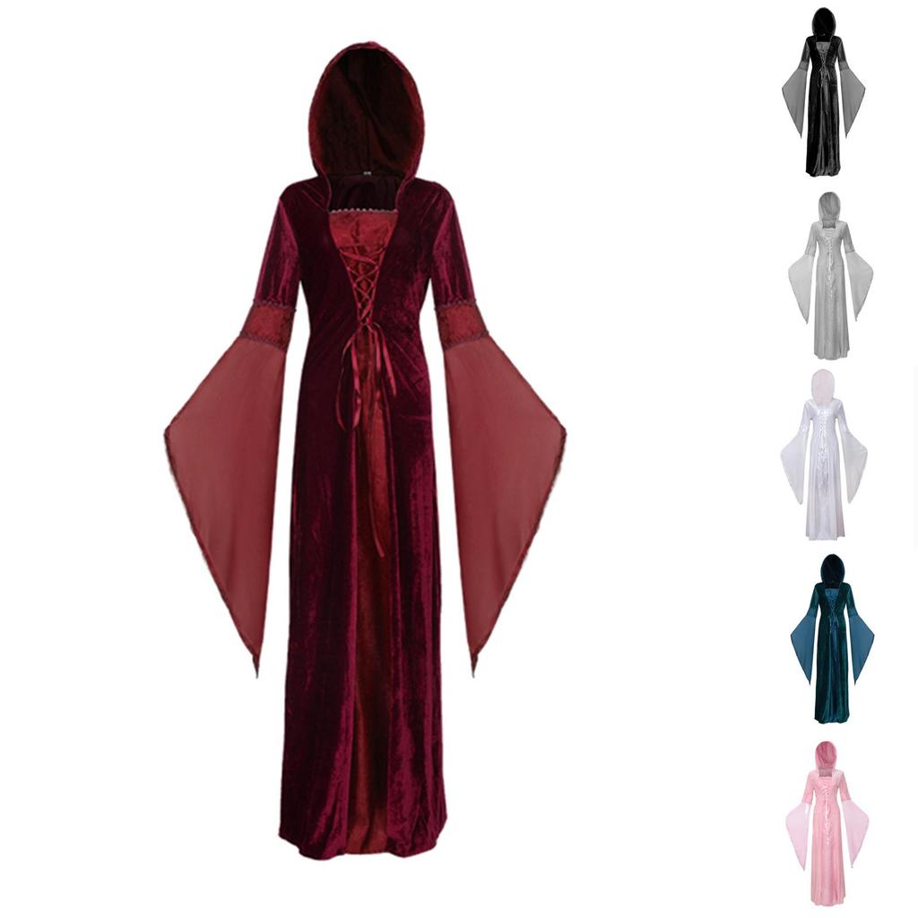 Women's Cape Dress for Halloween Costume