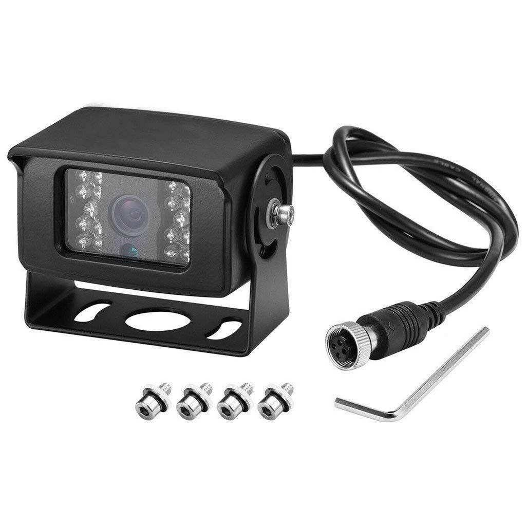 Metal 4 PIN Rear View Camera IR Night Reverse Camera Heavy Duty 1000TVL CCD Color 12/24V