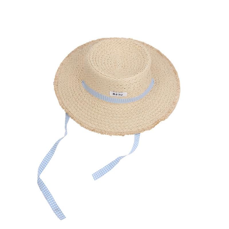 Summer Stylish Wide Brim Straw Hat For Women With Sweet Cute Design Ideal For Beach