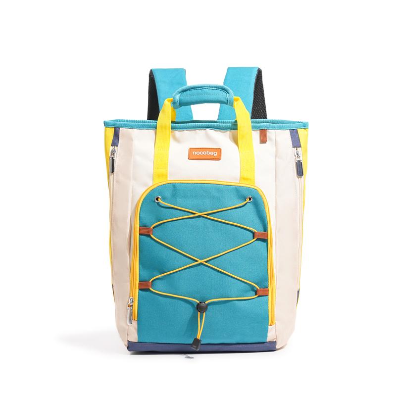 Contrast Color Outdoor Sports Backpack Student Schoolbag