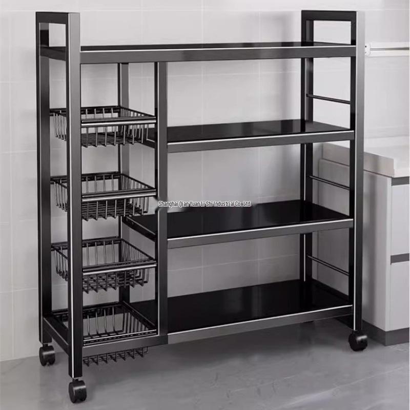 Kitchen Storage Rack for Cleaning Supplies and Organization