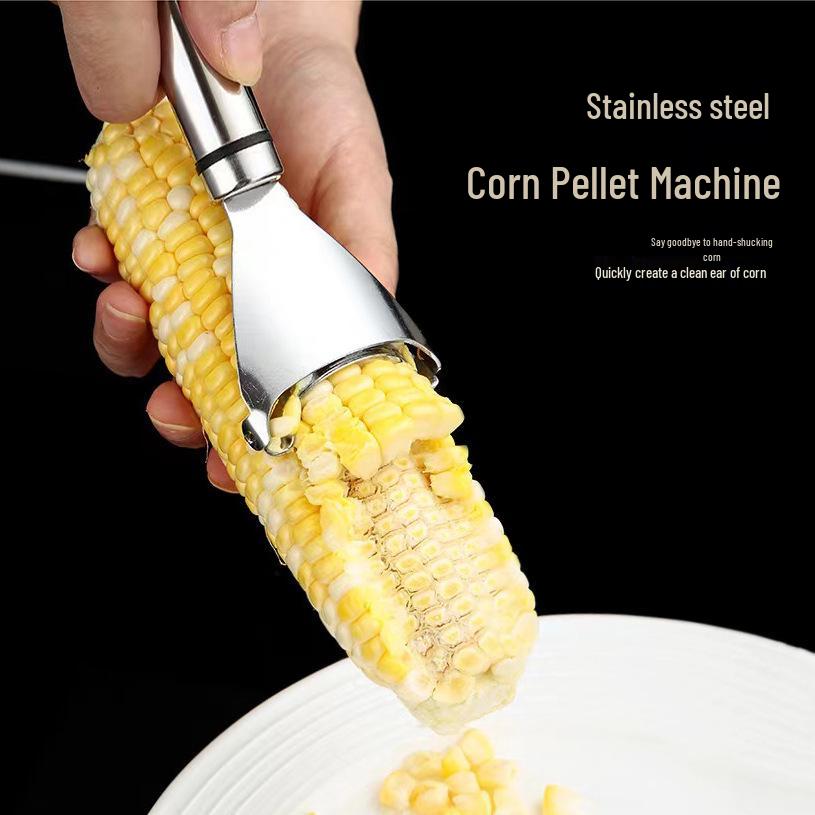 Clearance Stainless Steel Corn Peeler: Efficient Kernel Separator and Quick Threshing Tool