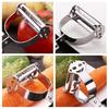 Stainless Steel Cane Knife Multi-Purpose Household Pineapple Peeler Thickened Kitchen Wax Gourd Lettuce Peeler