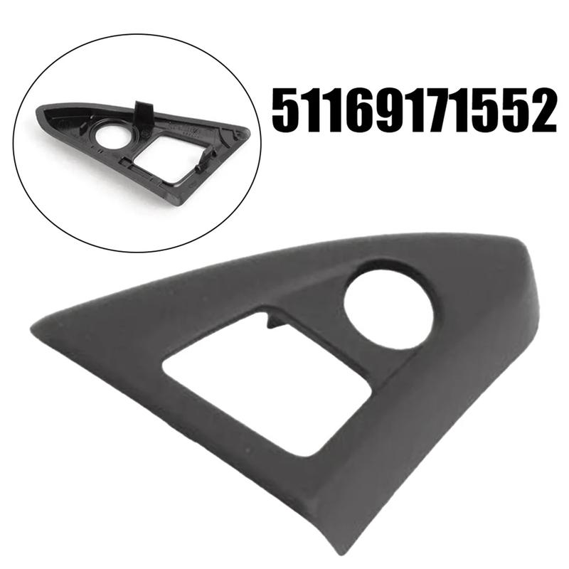 Car Console Lock Cylinder Trim Cover+Button 51169171552 for BMW 5-Series F10 F11 F18 10-16 Armrest Box Switch Panel A