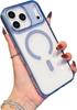 Transparent Acrylic Magnetic Phone Case For iPhone 17 Pro Max Air 16 15 Plus 14 13 For Magsafe Wireless Charge Slim Fit Cover