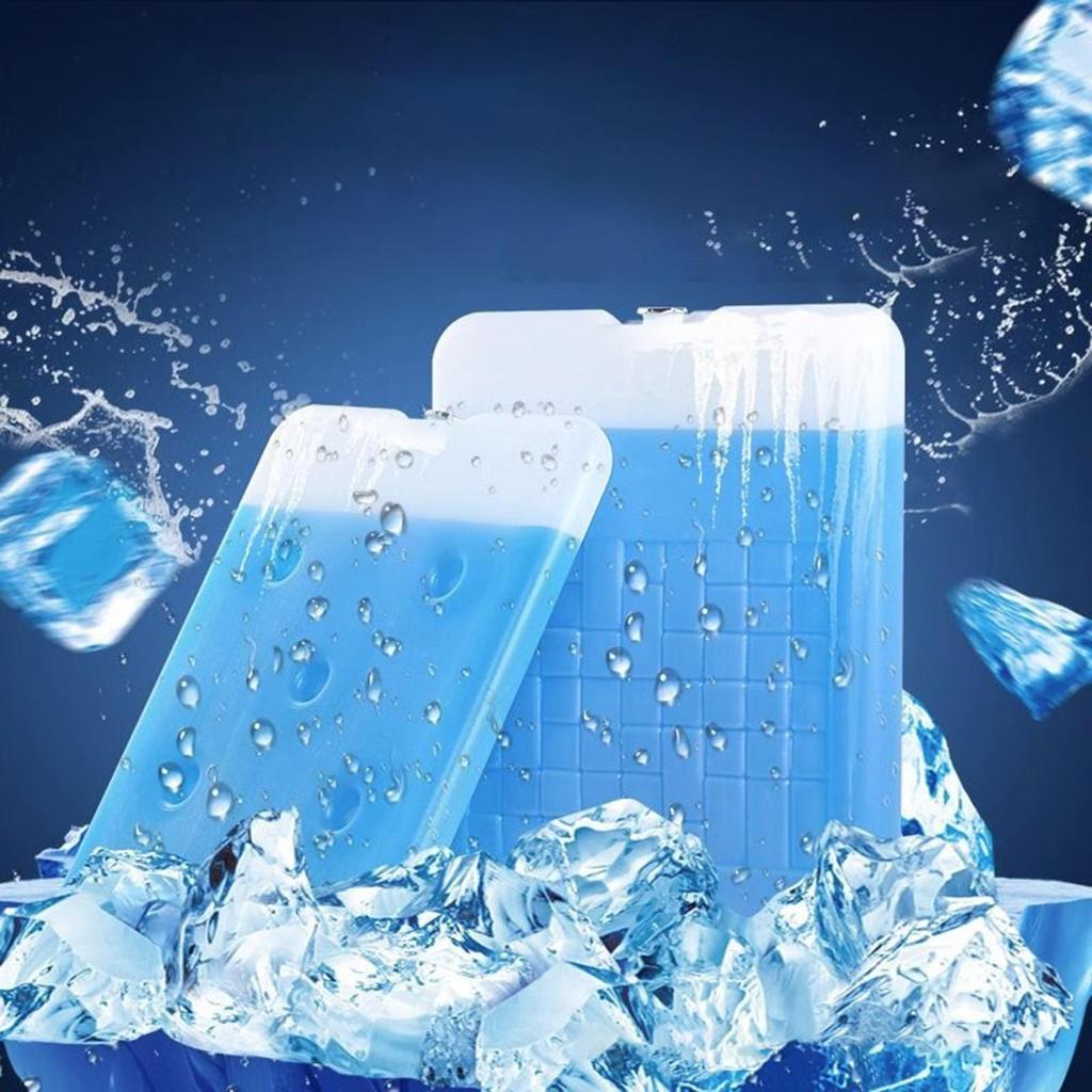 Blocco di Ghiaccio per Raffrescatore d'Aria / Busta Termica Riutilizzabile per Congelatore Ventilatore Raffreddatore Blocco Freddo Pacco Ghiaccio Congelatore Blocco di Ghiaccio per Frigorifero