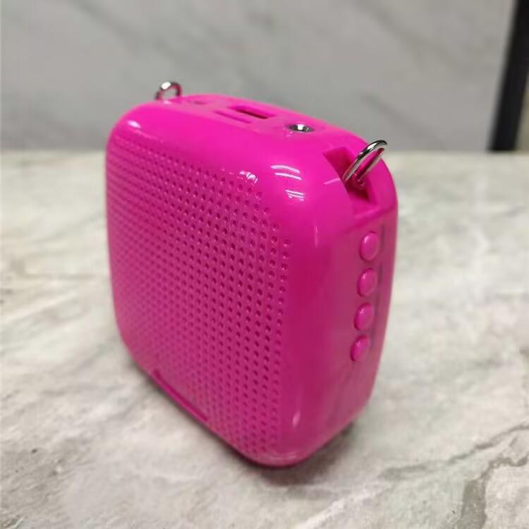 

Yalixin V19 Bluetooth Mini Bee Megaphone Speaker - Portable, Waist-Hanging for Teaching, Tours, Sales, and Payment Collection with Card Slot