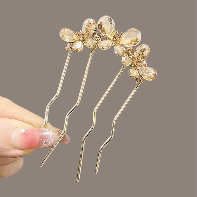Elegant U-shaped Tassel Hairpin: Versatile Ancient Style Accessory for Updos