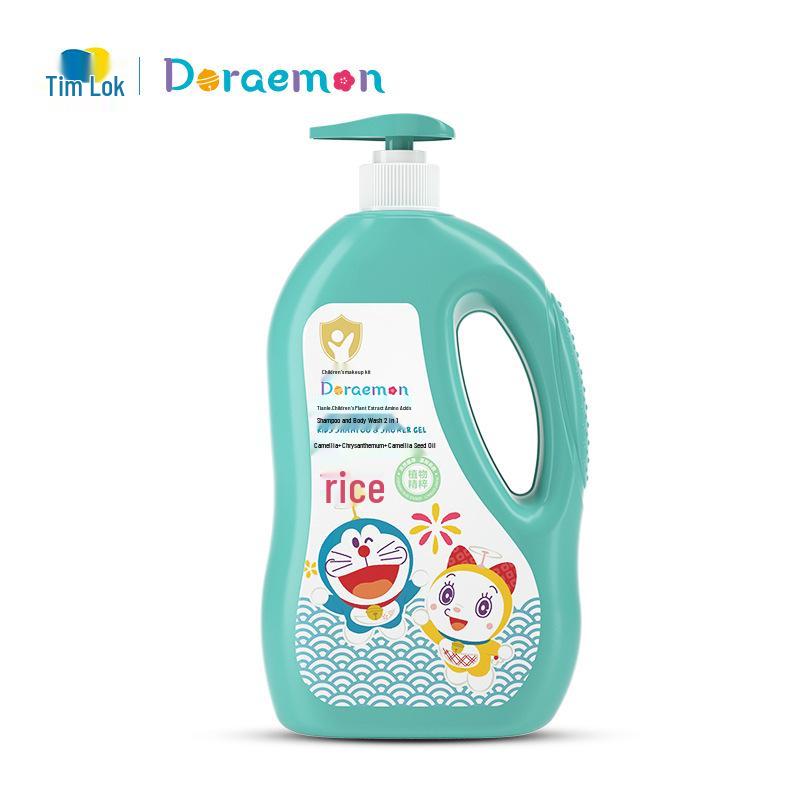 Tianle Doraemon Kids Amino Acid Shampoo & Body Wash - 2-in-1 Gentle Cleanser