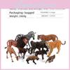 Predator And Prey Tiger Anteater Zebra Pvc Wildlife Models With Realistic Features For Nature Enthusiasts