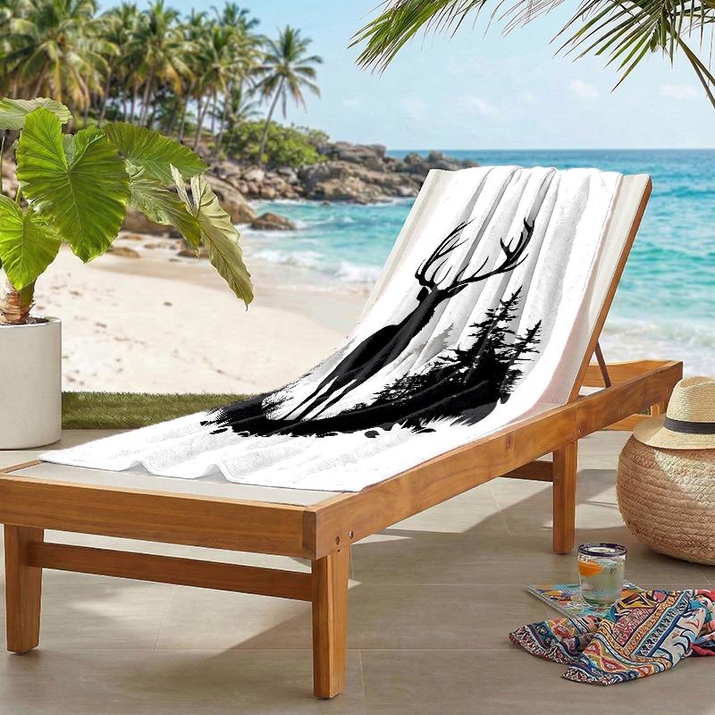 Hunter Fashion Beach Towel: Ideal for Summer Adventures Soft, Absorbent and Quick Drying Suitable for Swimming and Bathing