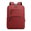 Men's Business Casual Commuting Double Shoulder Laptop Bag Student Backpack