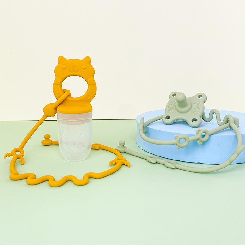 New Hot Selling Children"s Toys Anti-lost Rope Chain Food Grade Baby Teether Anti-lost Chain