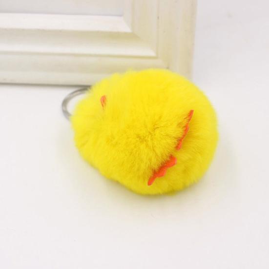 Chick Keychain Compact Size Plush Animal Keychain Bag Chain Charm Key Chain Backpack Keys Pendant Accessories