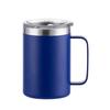 New Double Wall Stainless Steel Coffee Mug 12oz 16oz Tea Cup 350ml 450ml Insulated Thermos Vacuum Mugs Handle