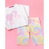 barbie Girls Tie Dye Top & Bottom Set