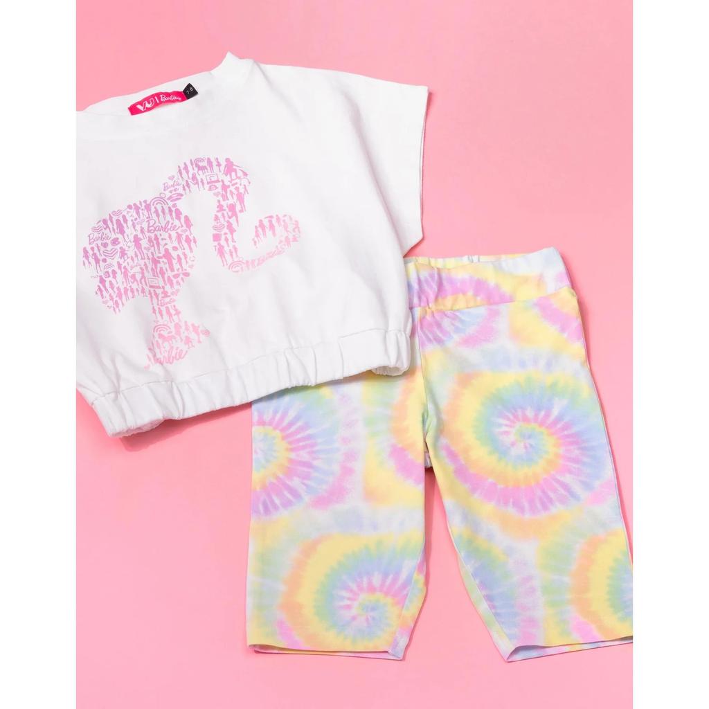 barbie Girls Tie Dye Top & Bottom Set