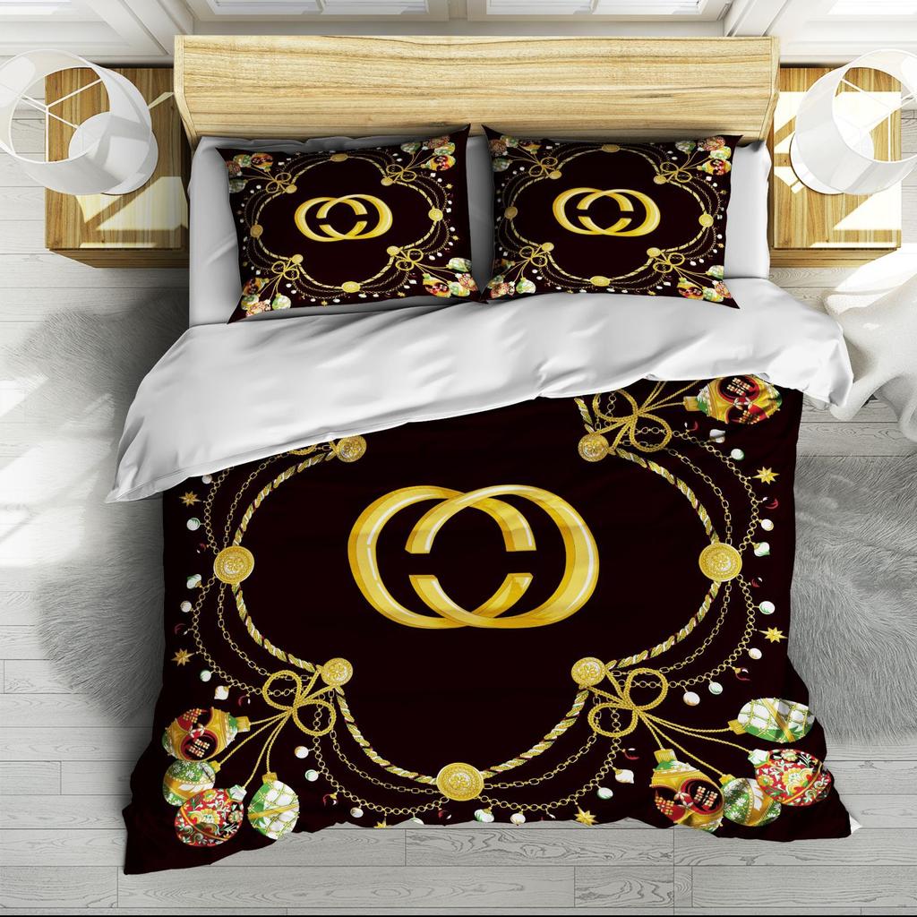 Three-Piece 3D Printing Four-Piece 3D Large-Size Pattern Bedding