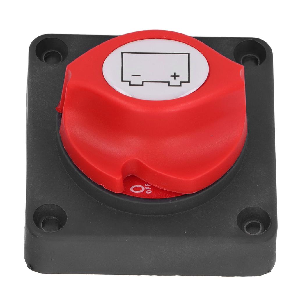 Battery Disconnect Switch Fully Enclosed Design Clear Color Label Safe Battery Isolator Selector