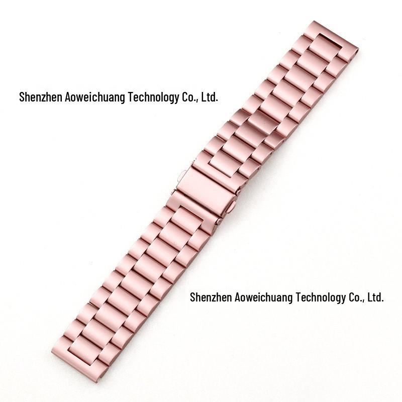 Universellt Metall Rostfritt Stål Klockarmband för Apple, Samsung, Huawei