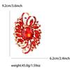 African Exquisite Alloy Full Diamond Large Glass Brooch High-End Fashion Women'S Clothing Corsage Jewelry Pin