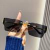 New Metal Frameless Polygonal Fashion Sunglasses Y2k Women's Sunglasses Trendy Sunglasses 90323