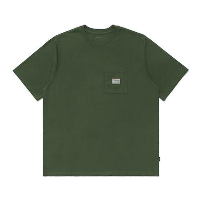 MALBON GOLF [Outdoors Club] Fishing Bucket Half-Sleeve T-Shirt Green (Man)