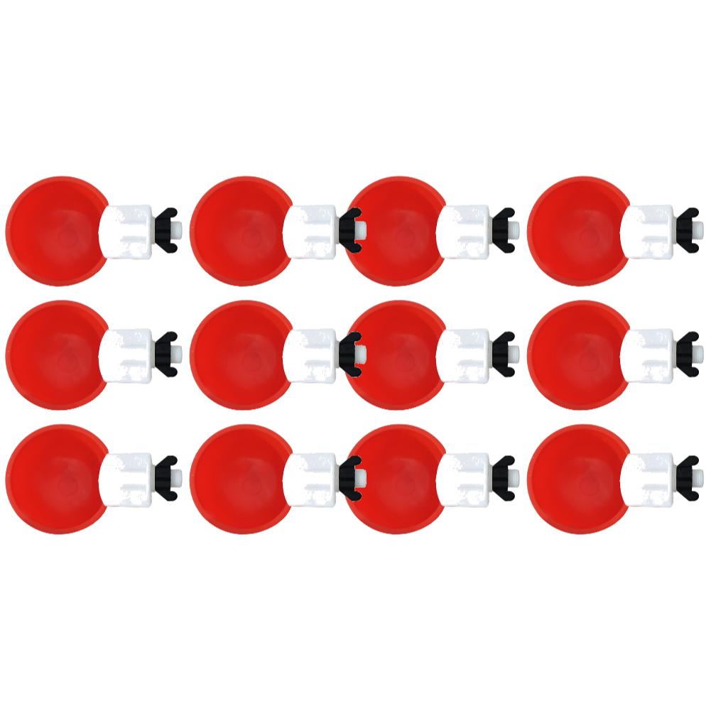 6-12 szt. Automatyczne Poidło dla Kur Karmy dla Ptaków Miska do Picia na Farmę Drobiu dla Kur Kaczek Gęsi Woda do Picia Artykuły Farmowe
