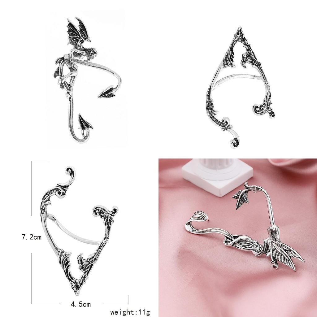 Trendy Fashionable Angel Wing Ear Cuffs Stylish European Summer Earrings For Women