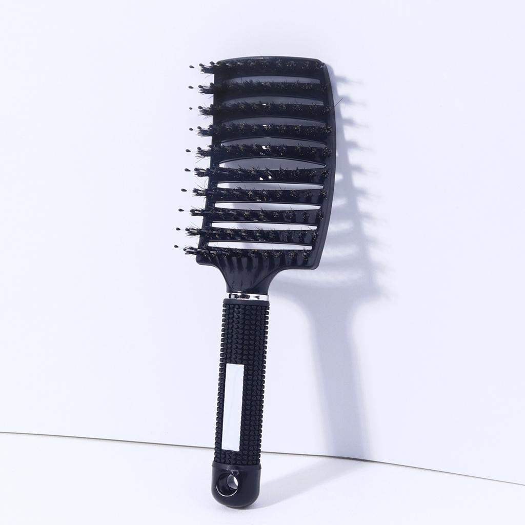 1pc Mane Big Bend Comb - Multiple Colors,Curved Ventilation Big Bend Comb with Anti slip Handle,Special for real hair wigs