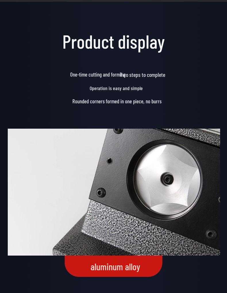 25/75MM Metal Desktop Round Cutter for Tin Badge, Button, Card, and PVC