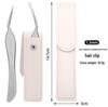 Non-Magnetic Heat-Treated Precision Eyelash Tweezers for Lash Artists - Chinese Curved for Grafting, Blooming, and Separating.