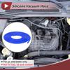 HEROFFIX Luft- und Silikon-Vakuumschlauch Hochtemperatur Automobil-Vakuumleitung 10ft