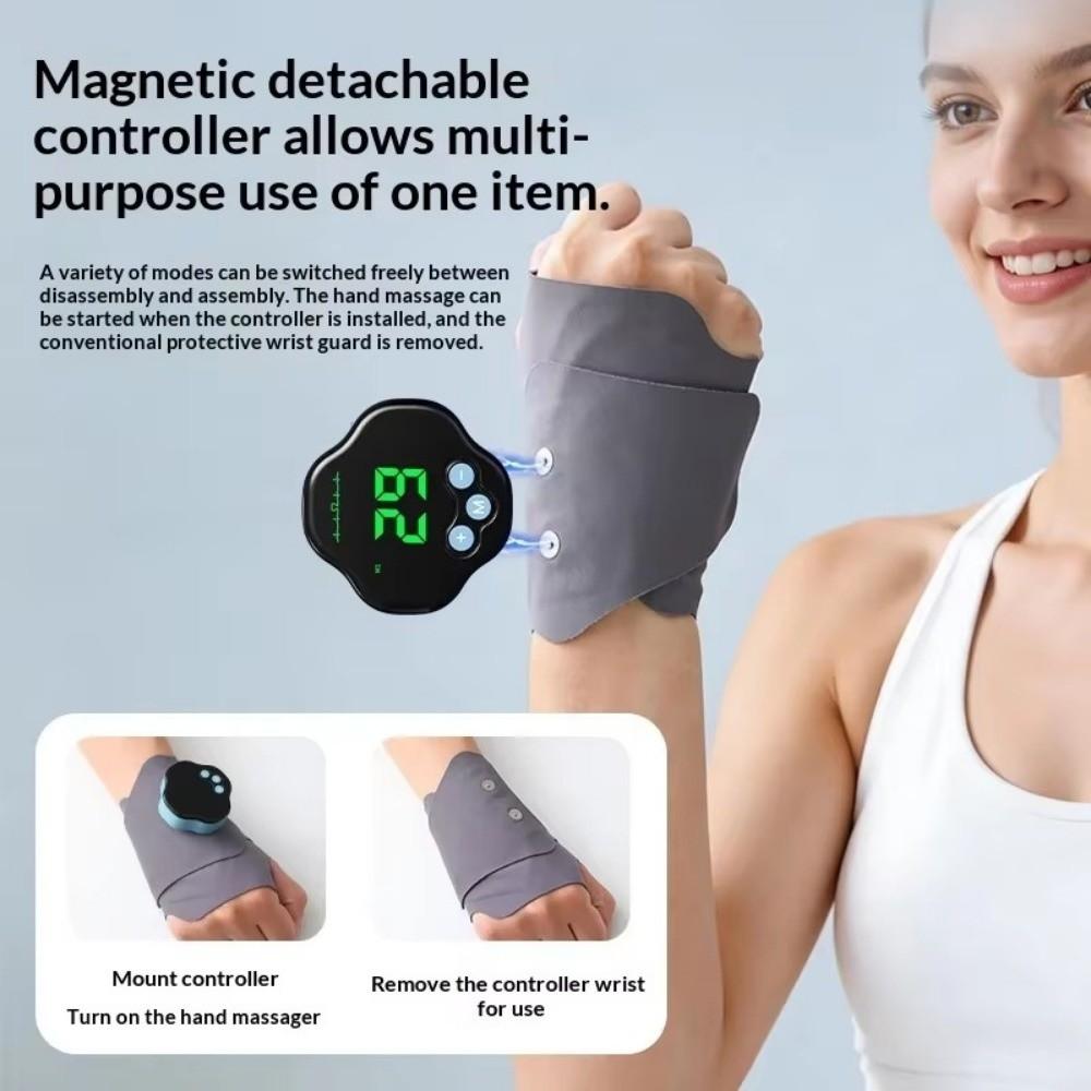 Cordless Hand Massage Protector Vibration Wrist Support Brace EMS Wrist Massager Carpal Tunnel