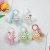 Luminous Flocking Sitting Cloth Doll Cute Grain Pendant Creative Cartoon Keychain Mobile Phone Chain Bag Pendant