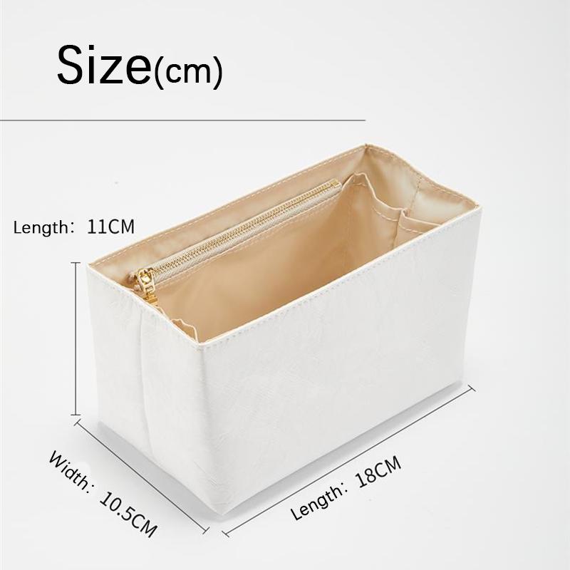 EverToner For L Dopp Kit Insert Organizer Dupont Paper Makeup Pouch Lightweight Bag Modification Accessory