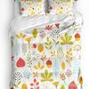 Maple Leaf Dots Autumn Art Printed Comfort Duvet Cover Pillow Case Home Textile Quilt Cover Boy Kid Teen Girl 3pcs Bedding Set