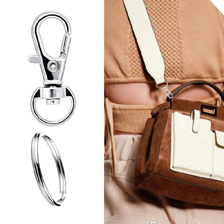 Handmade Keychain Craft Kits Iron Materials for Personalised Creations Simple Assembly Key Chain Hooks and Key Rings