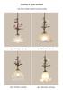 American Minimalist Copper Pendant Lamp for Modern Bedside Use