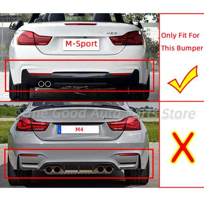 Dekorační kryt pro příslušenství vozu Pro BMW 4 M-Sport F32 F33 F36 2013-2019 Zadní nárazník Krytka háku pro tažné oko Kryt přívěsu Lakovaný