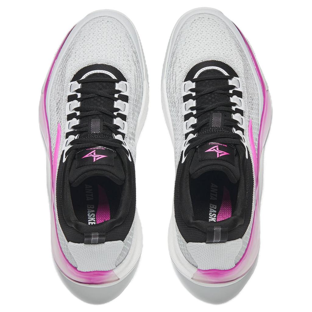 Anta Fengmang 2 Basketball Shoes Men's Low Top White Purple Sneakers 112531604Q-6